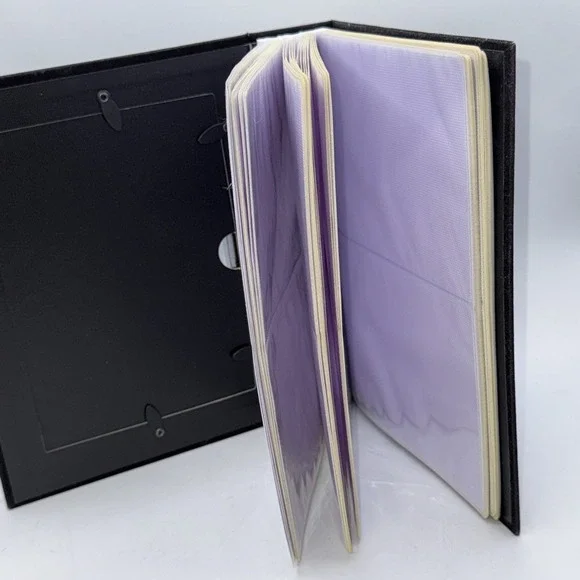 Silver Plated Photo Album 160 4x6 Slip In Photo Intricate Floral Front - Picture 5 of 8